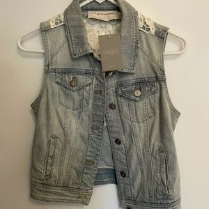 Anthropologie denim vest